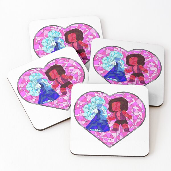 Item preview, Stained Glass Ruby and Sapphire from Steven Universe designed and sold by gkillerb.