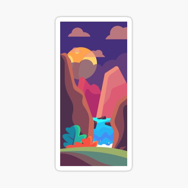 Vibrant Canyon Sticker