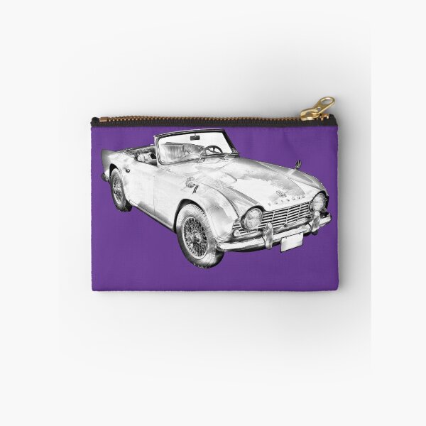 Item preview, Illustration Of Triumph Tr4 Sports Car designed and sold by KWJphotoart.
