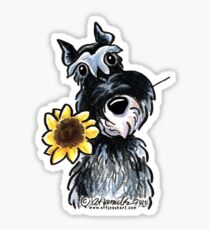 Sunny Schnauzer Sticker