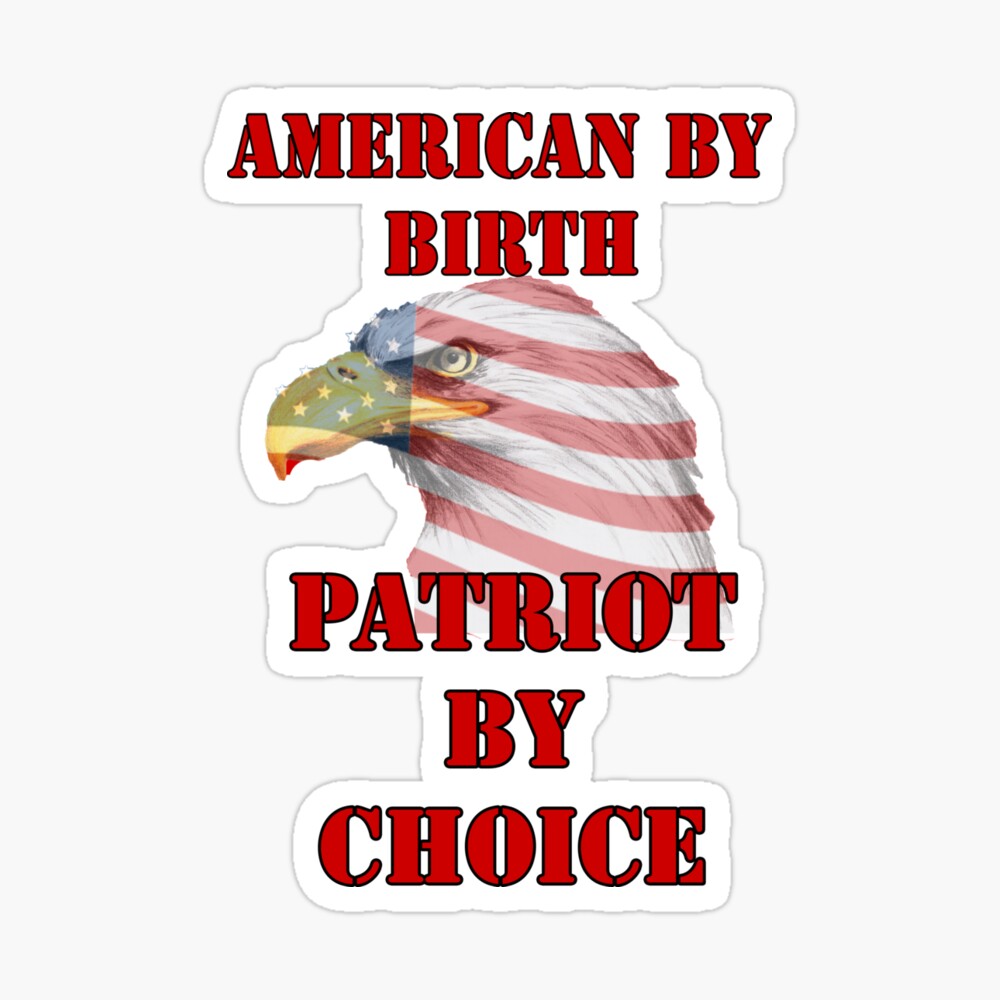 American by Birth' Bumper Sticker #BP127