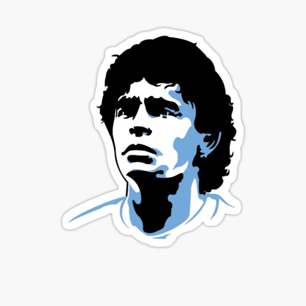 Maradona Pegatina
