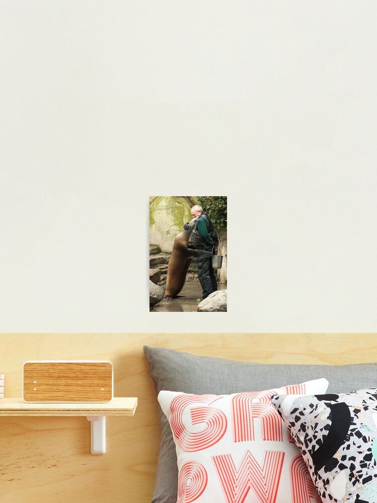 Thumbnail 2 of 3, Photographic Print, Standing hug designed and sold by steppeland.