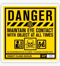 SCP 173 Warning Sign Sticker