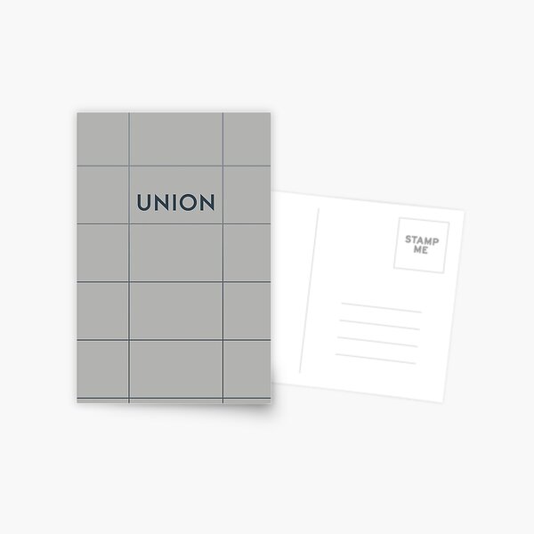 UNION Subway Station Postcard