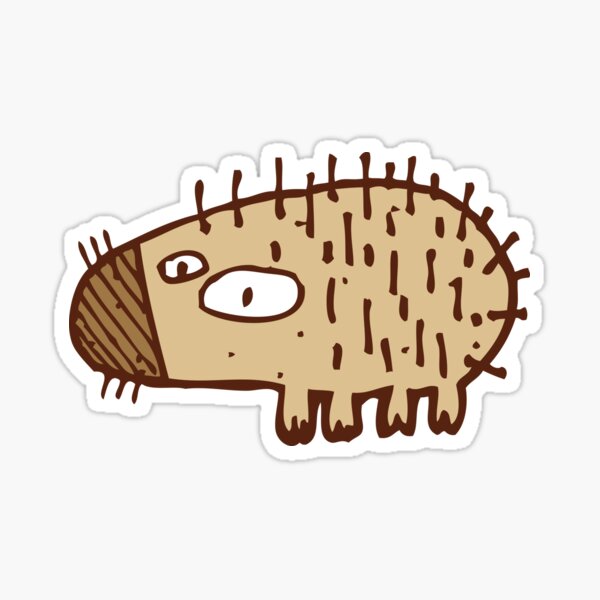 Sticker Igel Comic Redbubble