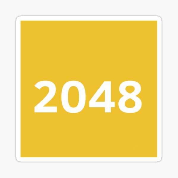 2048 cupcakes Sticker for Sale by Zoe Frank