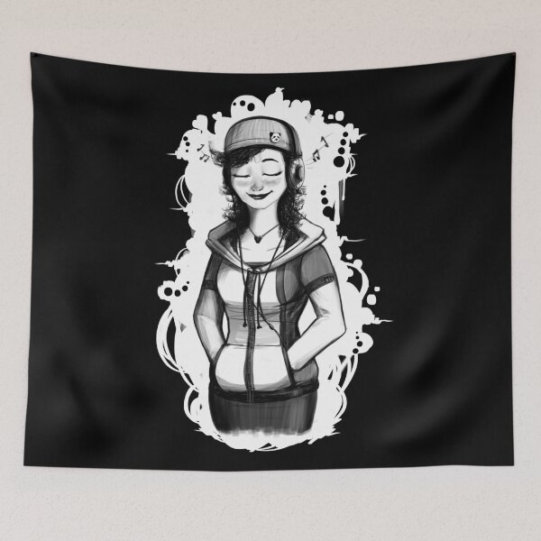 Item preview, Chill With Me- Black n White designed and sold by Cyanideart.