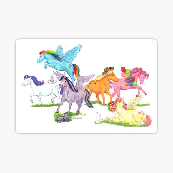 Little Ponies - My Little Pony Sticker