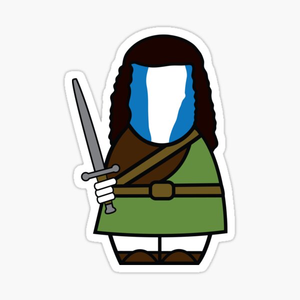 Braveheart (without quote) Sticker