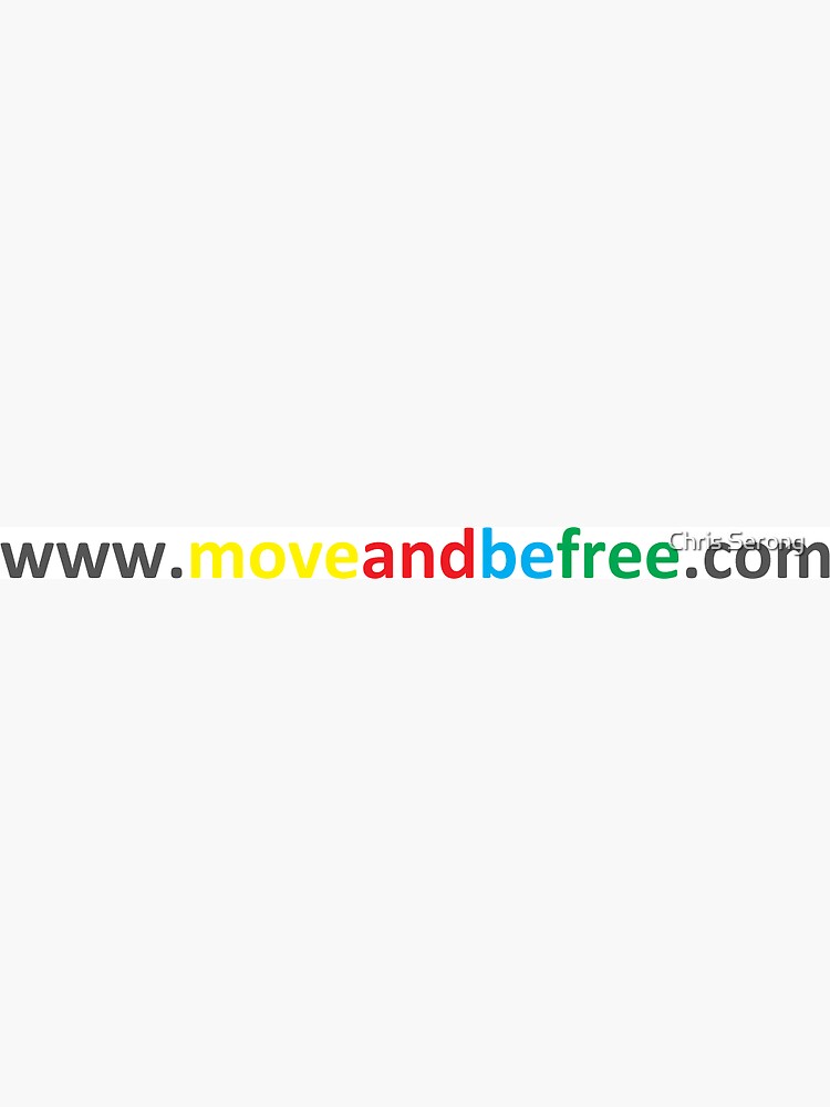 Thumbnail 3 of 3, Magnet, Move and be Free - URL designed and sold by ChrisSerong.