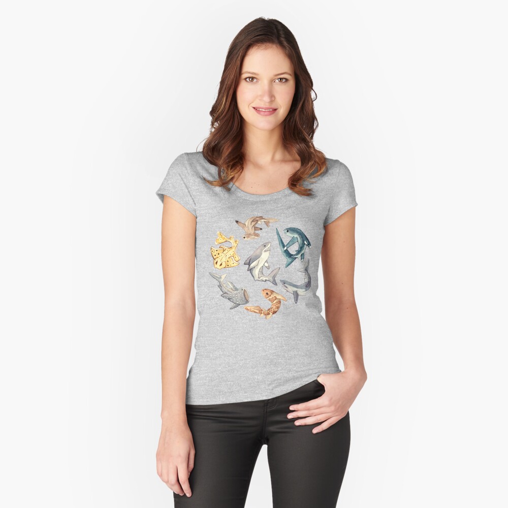 Aperçu de l'œuvre T-shirt échancré créée et vendue par DeadHeadDarling.