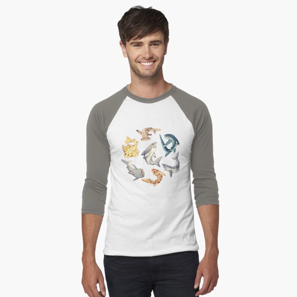 Aperçu de l'œuvre T-shirt baseball manches ¾ créée et vendue par DeadHeadDarling.