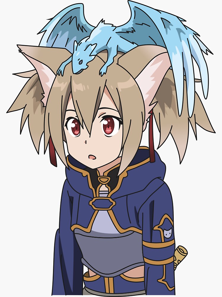 Anime :: Sword Art Online :: Silica :: Pina :: neko :: Animal Ears (Anime)  - JoyReactor