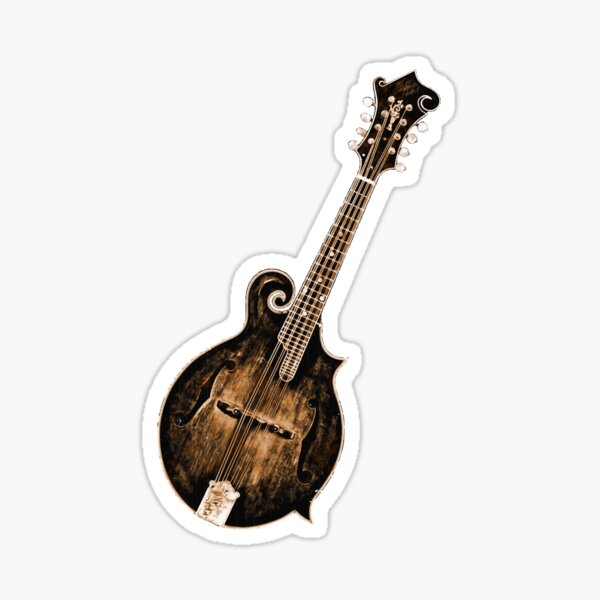 "Mandolin" Sticker by Buddhuu Redbubble