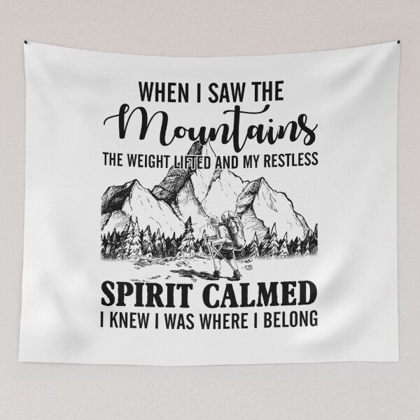Item preview, I Knew I Was Where I Belong Hiking T-shirt designed and sold by TeeAmz.