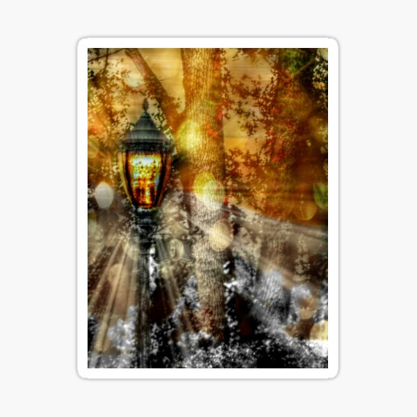 LampPost in Narnia Sticker