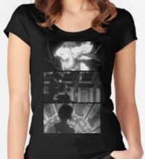 ghost in the shell Women's Fitted Scoop T-Shirt
