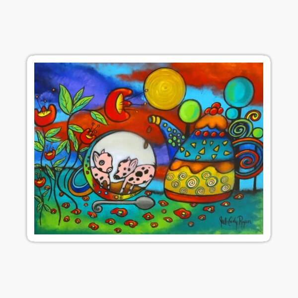 Item preview, Two For Tea designed and sold by Juli Cady Ryan.
