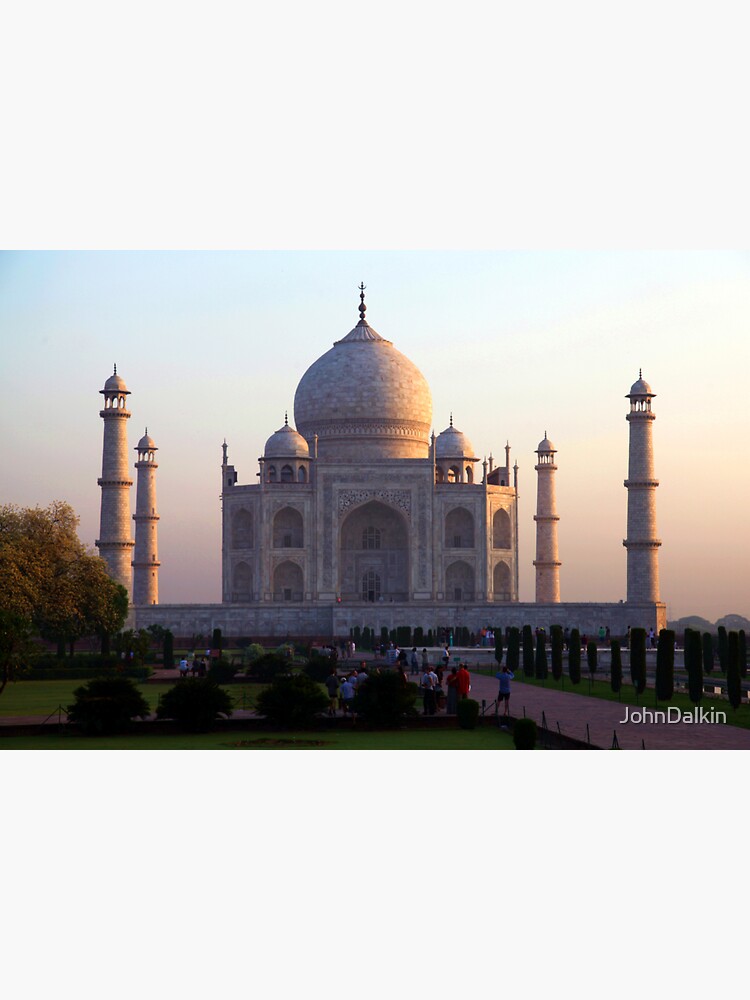 The Taj Mahal at sunrise. by JohnDalkin