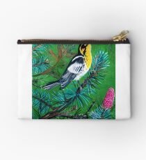 Blackburnian Warbler Zipper Pouch