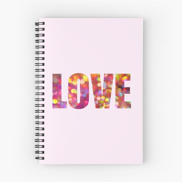 Item preview, LOVE text with Orange Pink Bokeh Background designed and sold by MyArt23.