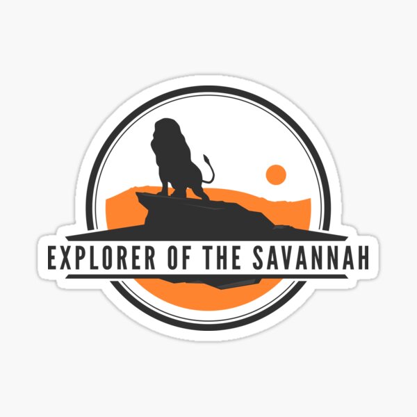Explorer der Savanne Sticker