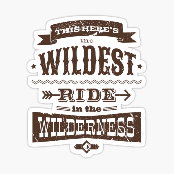 Big Thunder - Brown/Burnt Orange Sticker