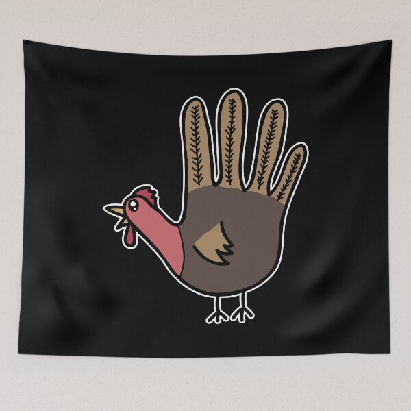 Item preview, Hand Turkey Happy Thanksgiving Day designed and sold by BUBLTEES.