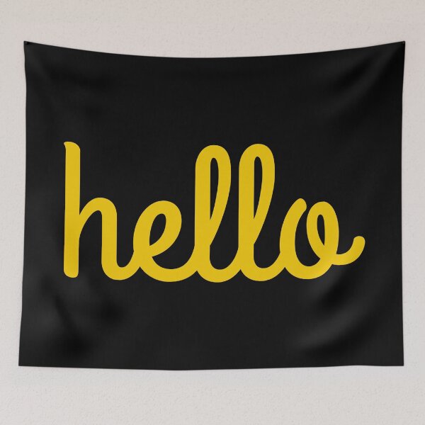 Item preview, Yellow Hello designed and sold by MyArt23.
