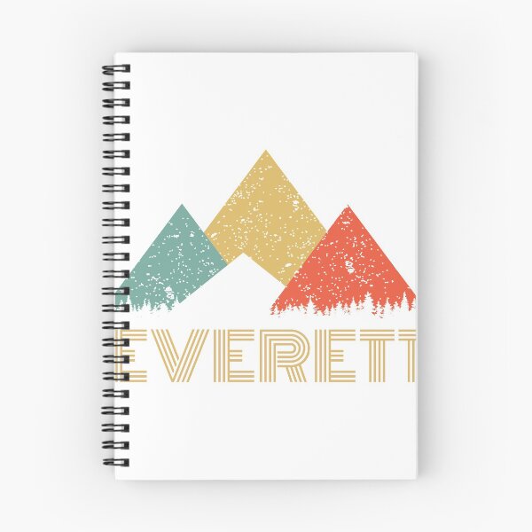 Item preview, Retro City of Everett Mountain Shirt designed and sold by Theodore Cory.