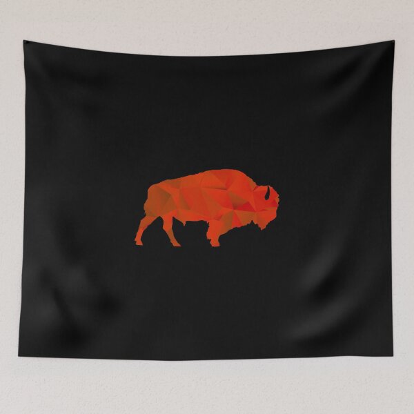 Item preview, Raging Buffaloes Geometric Red I Love Buffalo designed and sold by KNUXX Shop.