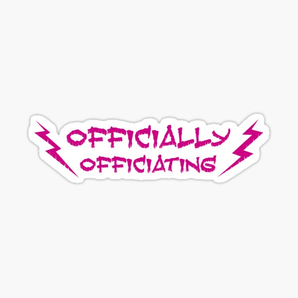 Item preview, Officially Officiating designed and sold by Danielle Zemba.
