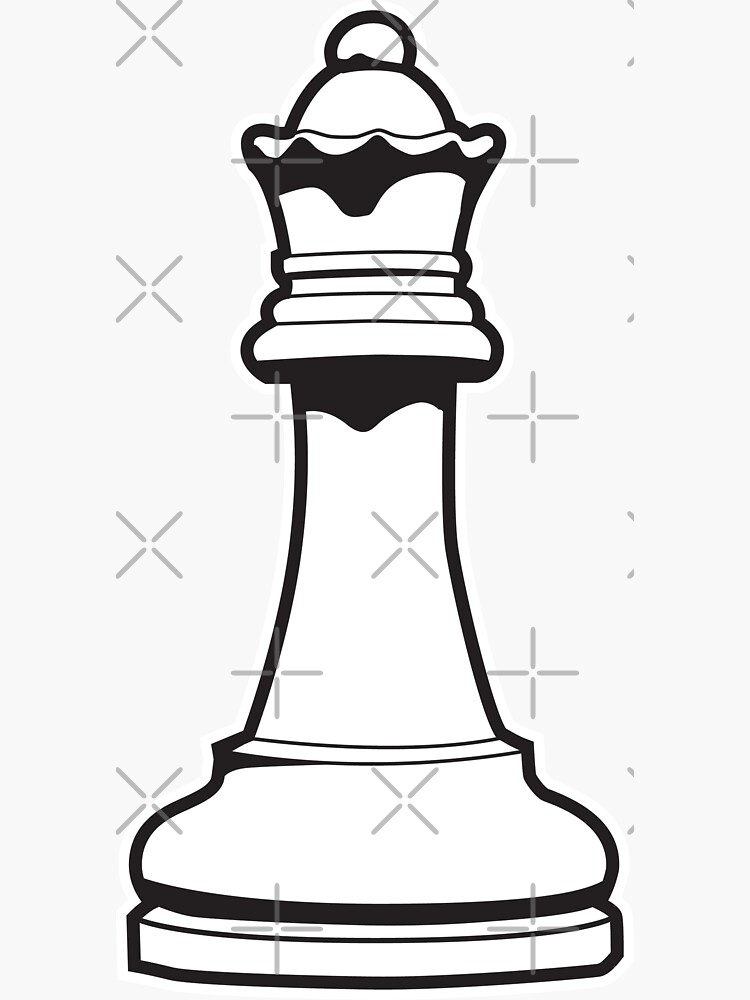 Queen Chess Piece by DetourShirts