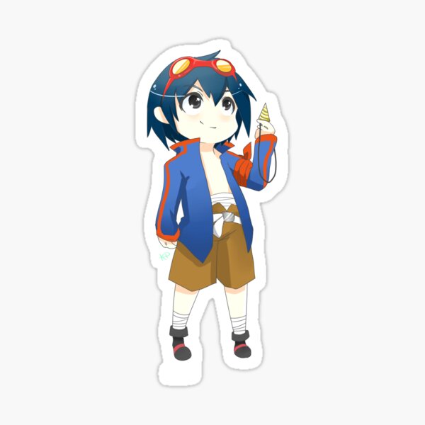 Gurren Lagann - Simon Sticker