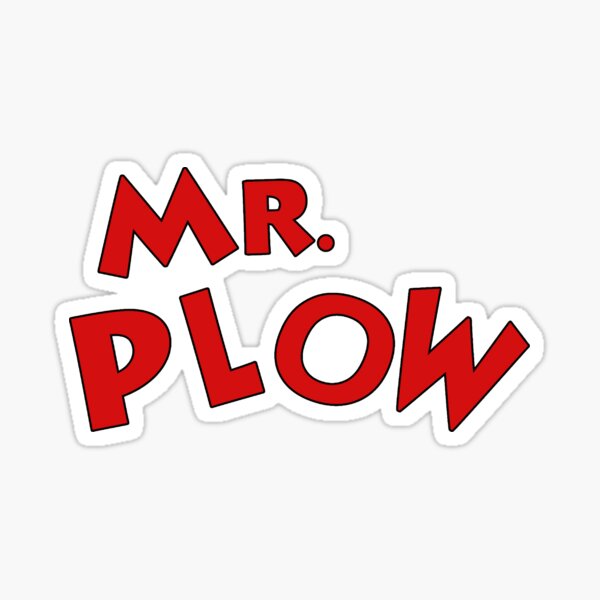 es el señor Plough Pegatina