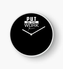 Reloj Gary Vaynerchuk / Gary Vee - Poner en el trabajo - BLANCO