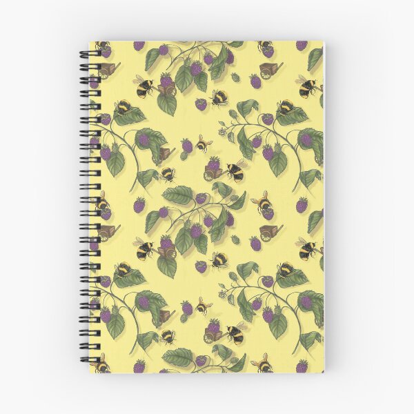 Item preview, Blackberry Harvest on Buttercream Yellow//Widdle Bitty Bees// Kim Marshall designed and sold by KimMarshall.