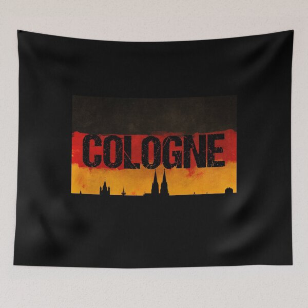 Item preview, Cologne Germany City Skyline Distressed Flag designed and sold by LarkDesigns.