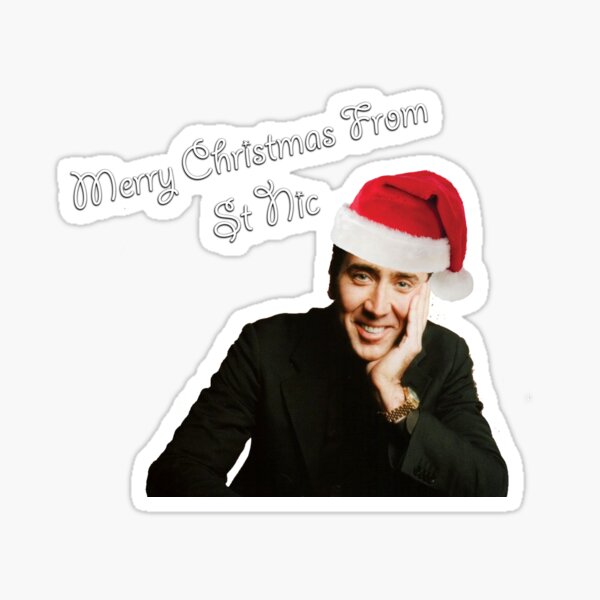 Artikel-Vorschau von Grüße von St. Nicolas Cage, designt und verkauft von ryan1815.