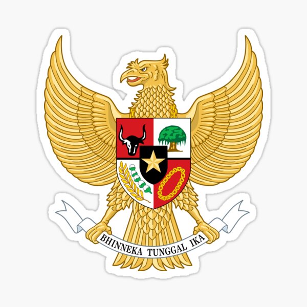 National Emblem of Indonesia Sticker