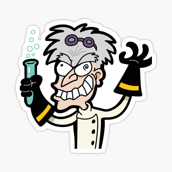 Sticker Mad Wissenschaft Redbubble