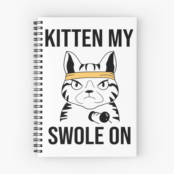 Item preview, Kitten My Swole On designed and sold by Theodore Cory.