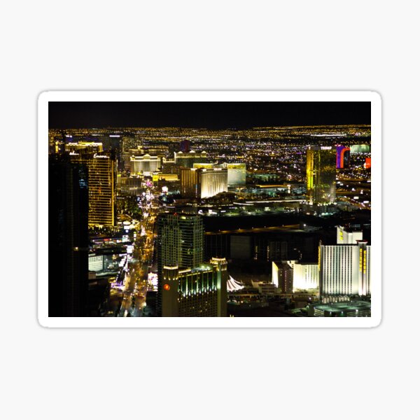The Strip from the Stratosphere Sticker