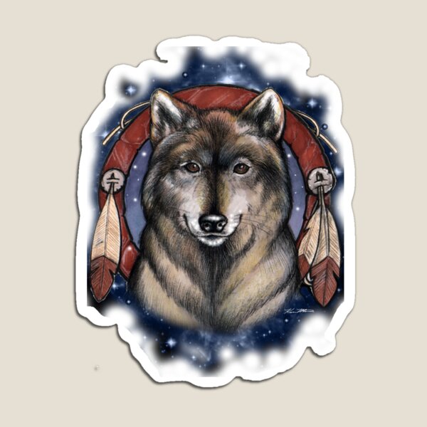 Wolf Spirit - Ken Mills Art Magnet