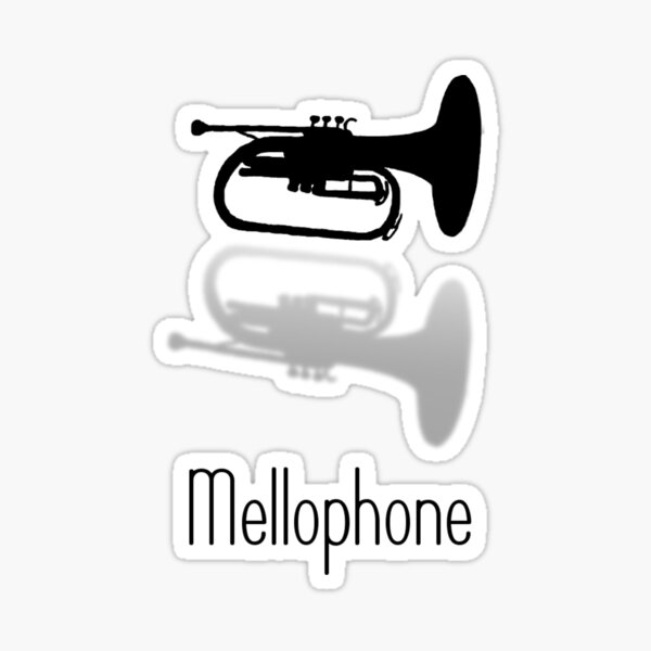 "Mellophone!" Sticker by haileyrochelle Redbubble