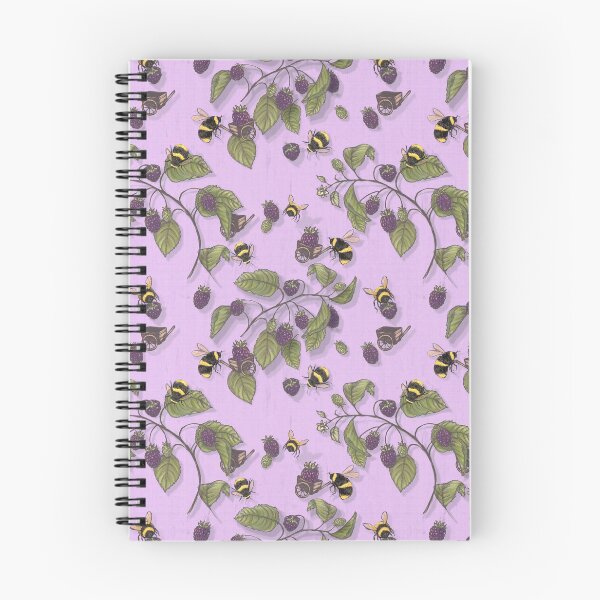 Item preview, Honey Bees Blackberry Harvest on Lavender Purple//Widdle Bitty Bees// Kim Marshall designed and sold by KimMarshall.