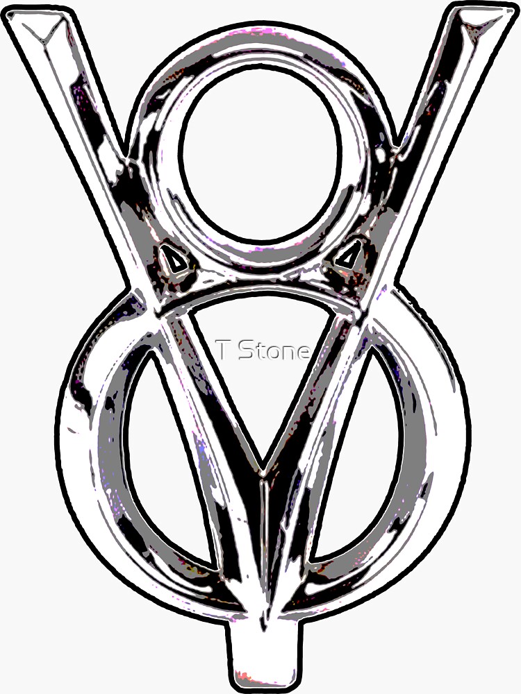 V 008. Эмблема v8. Значок v. Логотип восьмерка. Символ v8.