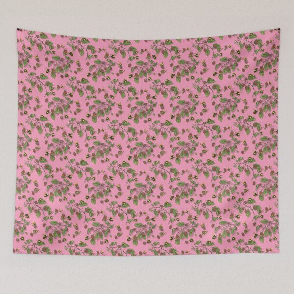 Item preview, Bee Blackberry Harvest on Buttercream Coral Pink//Widdle Bitty Bees// Kim Marshall designed and sold by KimMarshall.
