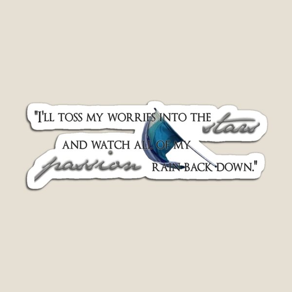Item preview, "Toss my worries into the stars" designed and sold by haileyrochelle.